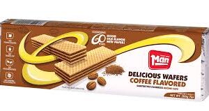Coffee flavored wafers