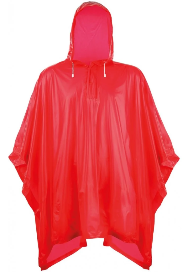 regenponcho, PVC, één maat